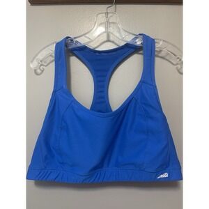 Avia Blue Racer back  Sports Bra 3 Xl Very Comfortable Light Padding